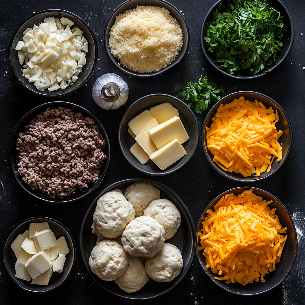 Cheesy garlic burger Bombs1