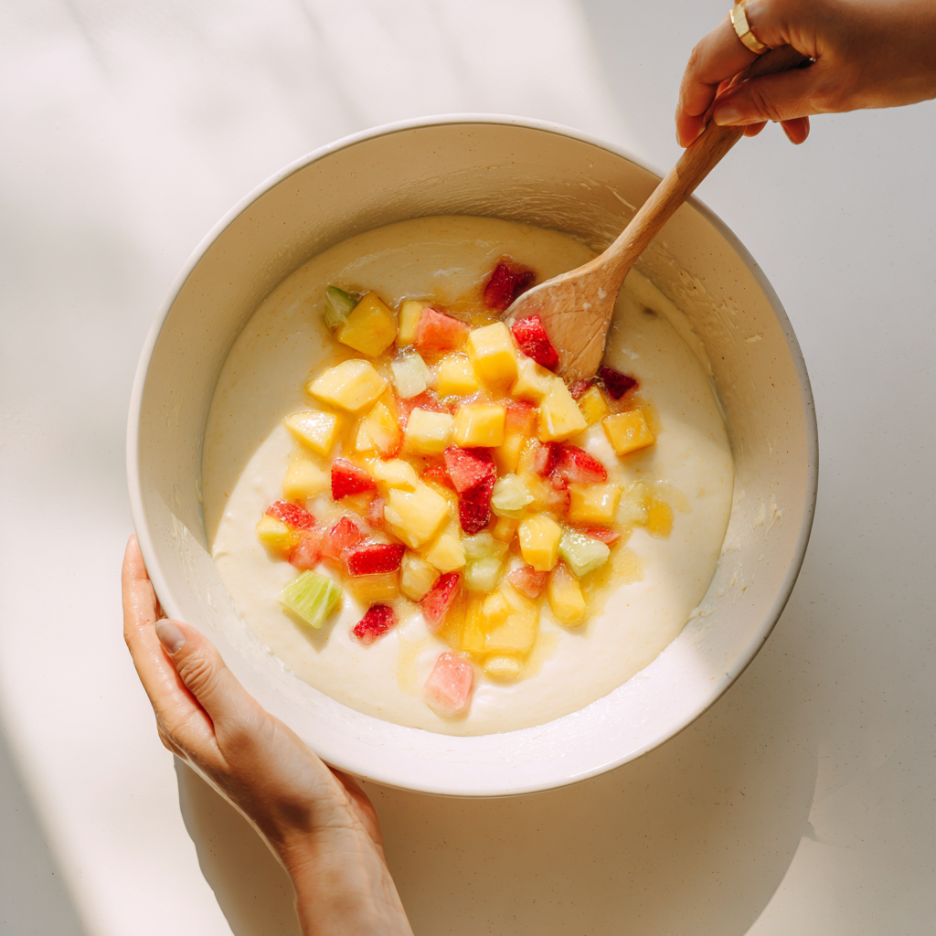 Fruit cocktail cake2