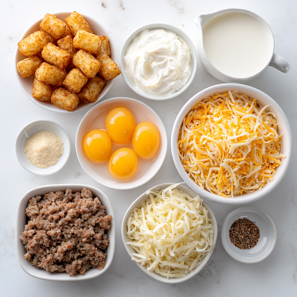 Tater Tot Breakfast Sausage Casserole 2