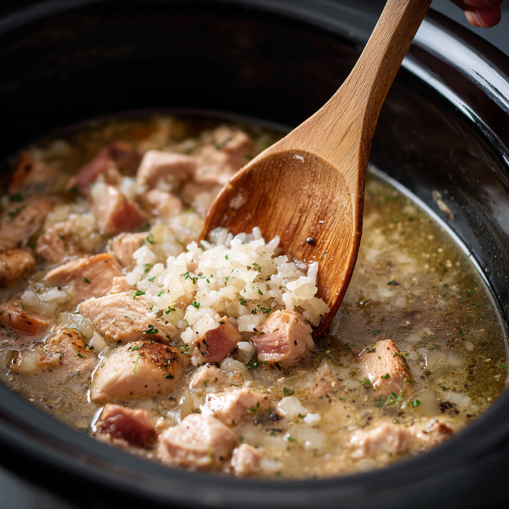 Crock Pot Chicken and Rice Lunch Recipe 2