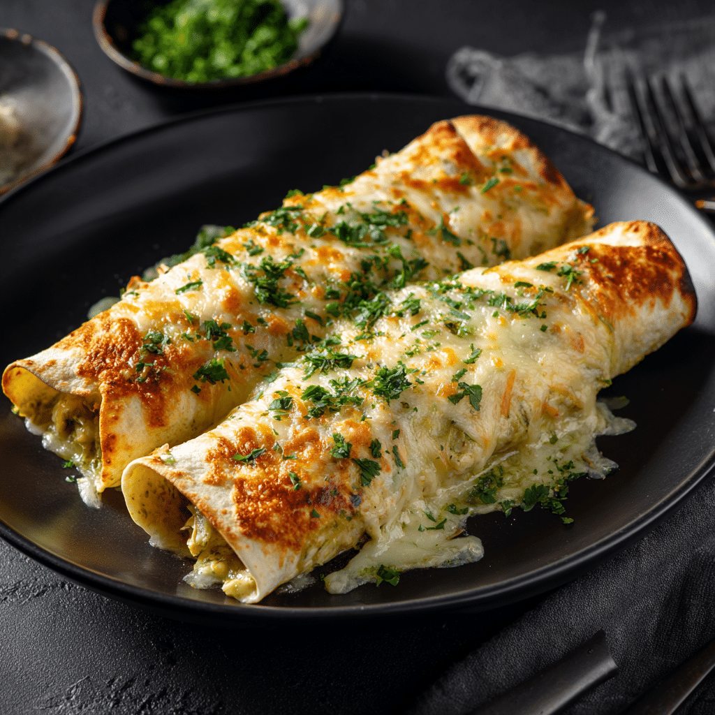 Green Chile Chicken Enchiladas Recipe Picture 1