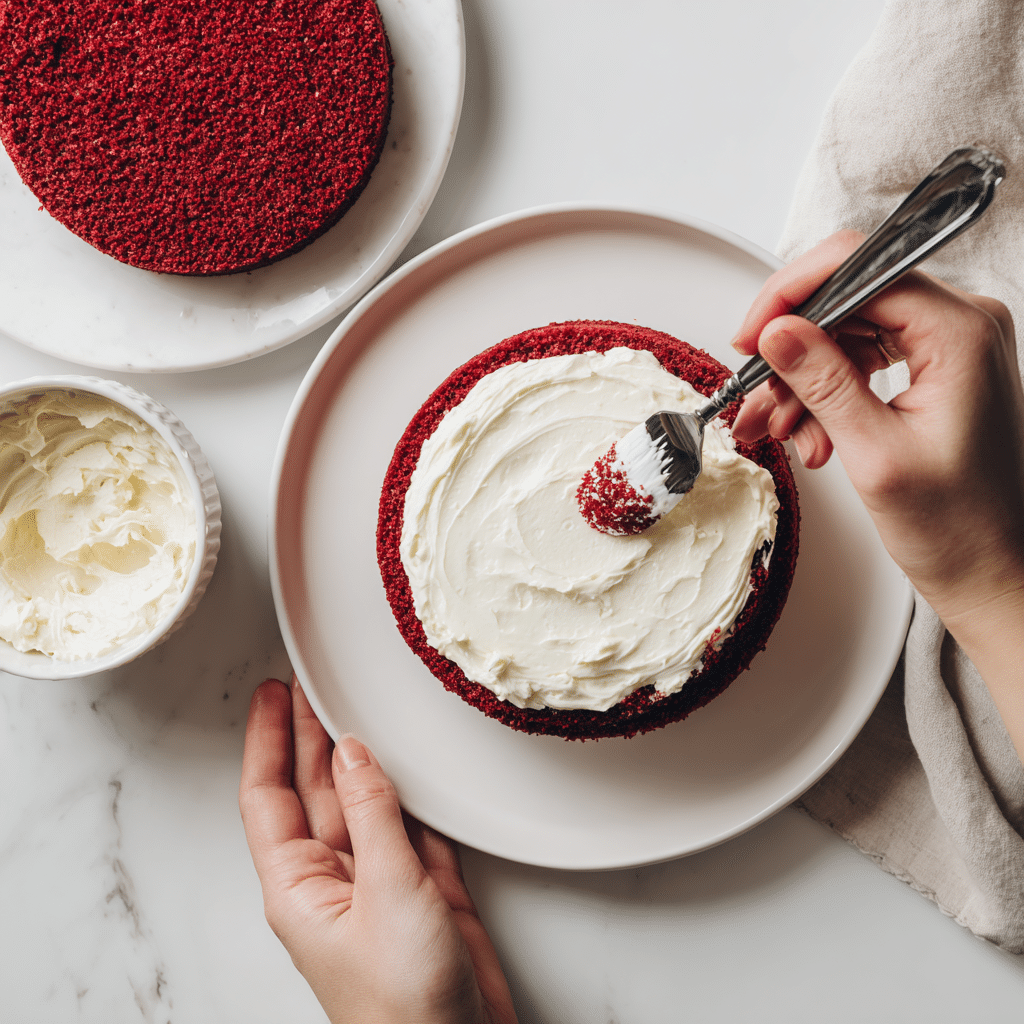 Homemade Red Velvet Cake Recipe with Cream Cheese Frosting Picture 2 1