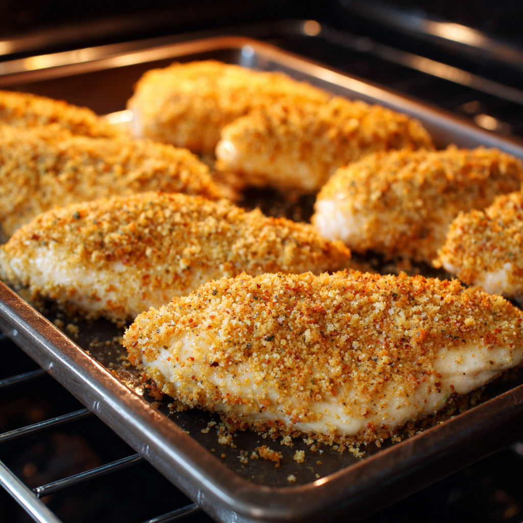 Quick Chicken Mayo with Parmesan and Bread Crumbs 2