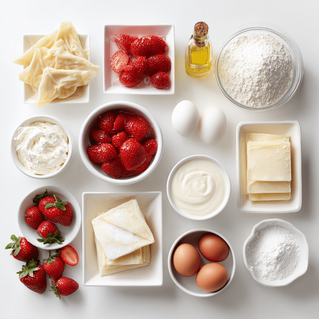 Strawberry Cheesecake Wontons – A Crispy Creamy Dessert Picture 1