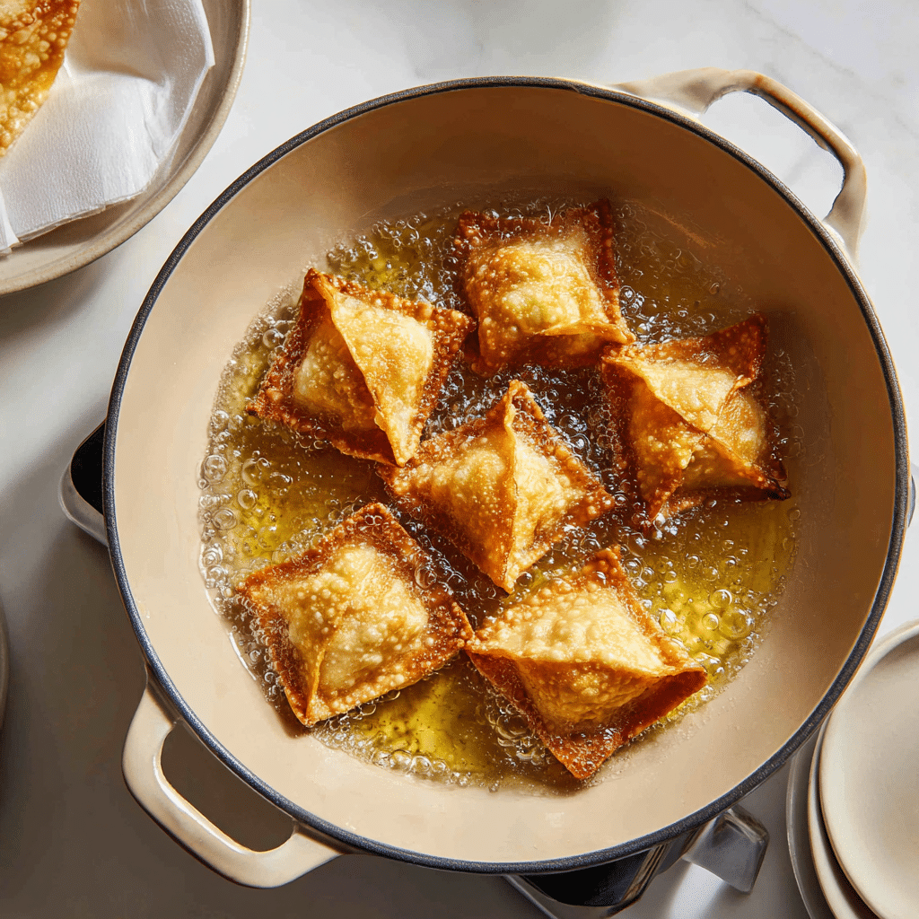 Strawberry Cheesecake Wontons – A Crispy Creamy Dessert Picture 2