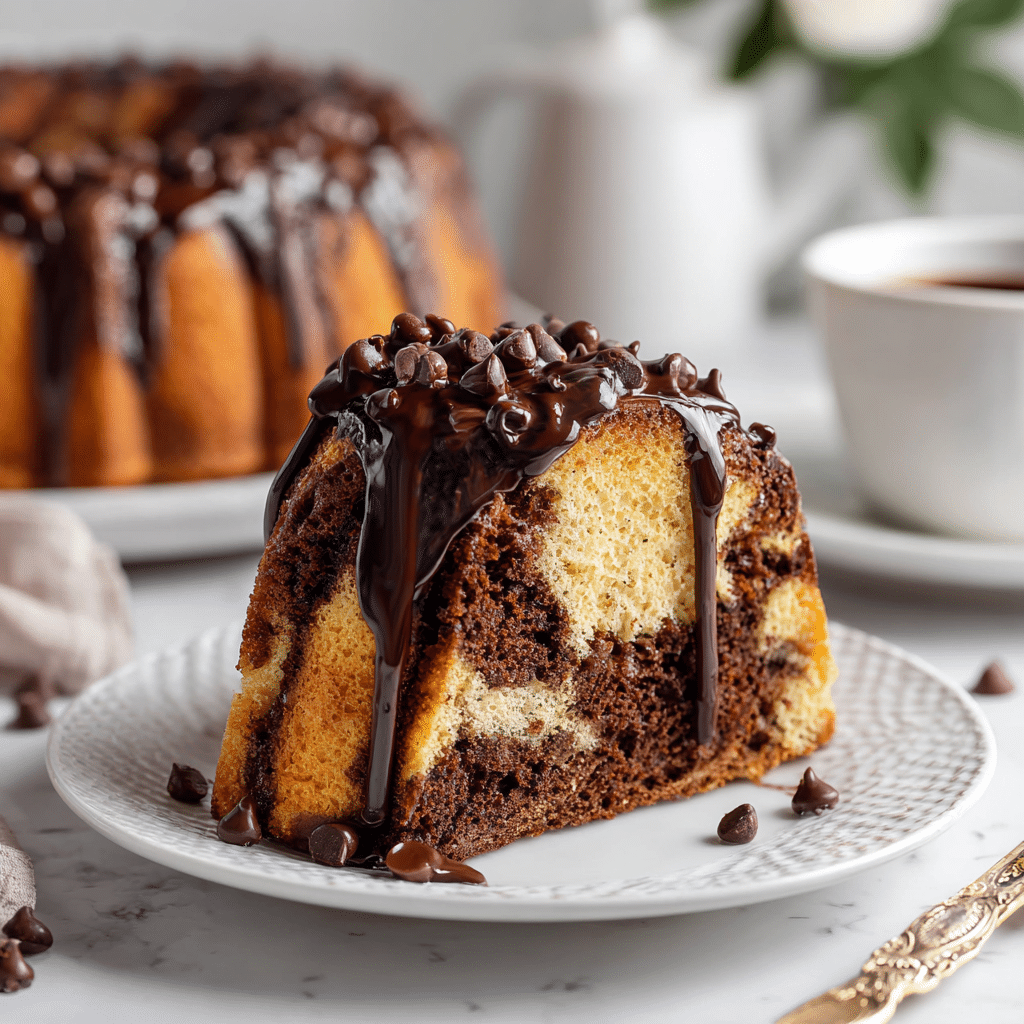 Double Chocolate Ricotta Marble Cake Picture 2