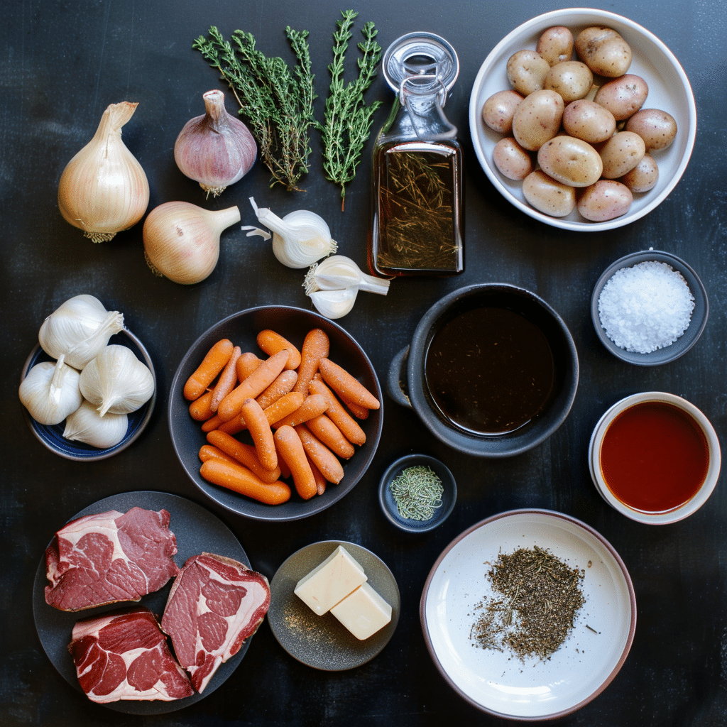 Slow Braised Beef Brisket with Herb Grits picture 1