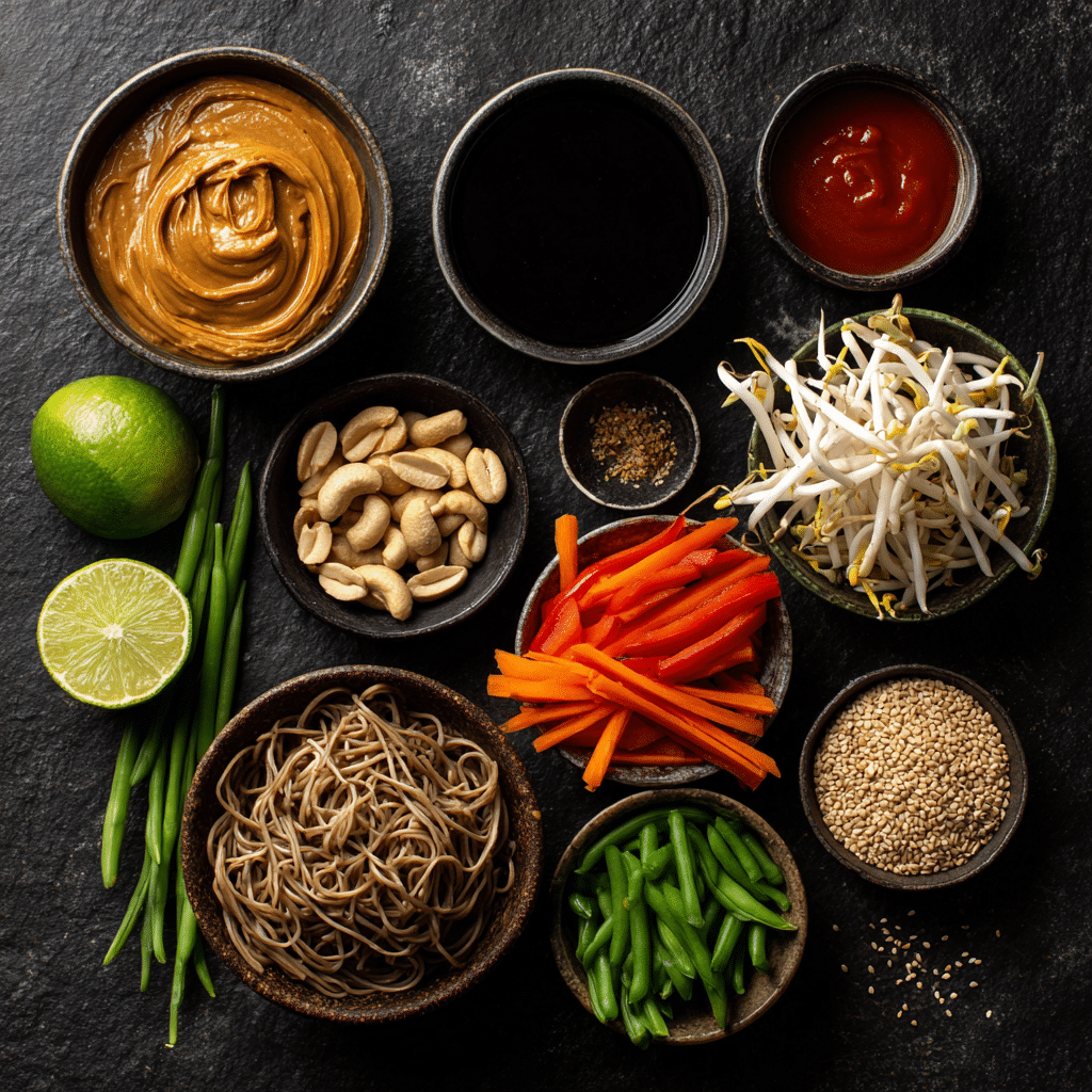 Spicy Peanut Noodle Salad Picture 1