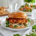 Chicken Caesar Sandwich “Breakfast-Friendly Crispy Chicken Recipe”