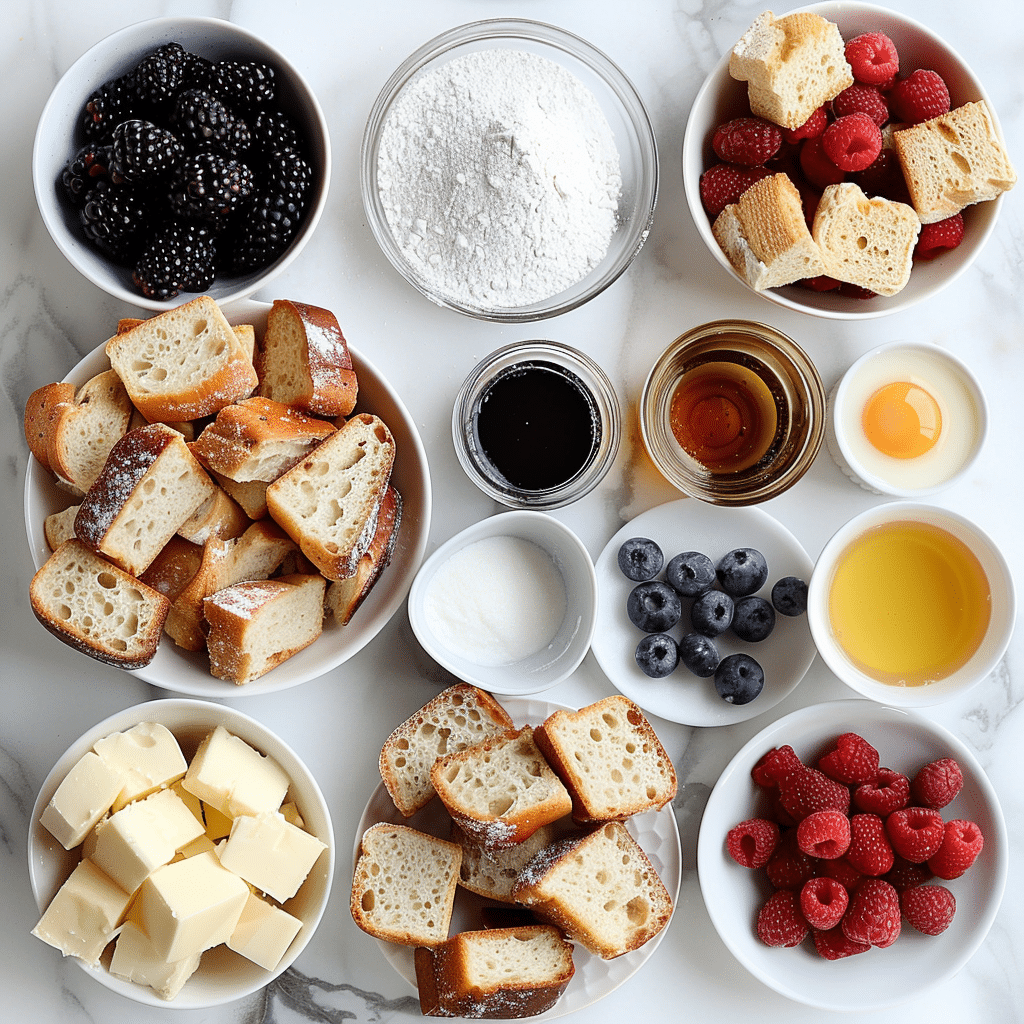 Delicious Berries & Cream French Toast Casserole Breakfast Recipe 3 Berries Cream French Toast Casserole picture1