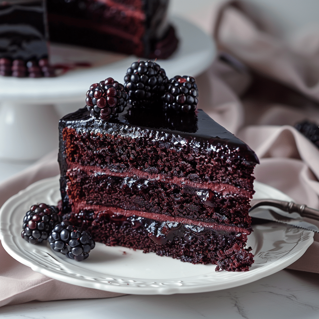 Blackberry Velvet Gothic Cake Recipe – A Dark, Decadent Dessert Masterpiece 4 Blackberry Velvet Gothic Cake picture 2