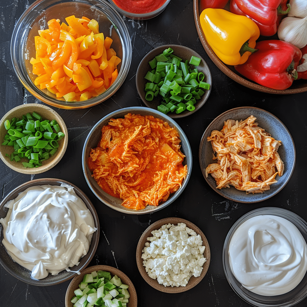 Buffalo Chicken Stuffed Peppers Dinner Recipe Everyone Will Crave 3 Buffalo Chicken Stuffed Peppers picture 1