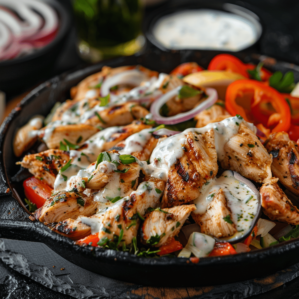 Chicken Shawarma with Garlic Sauce: A Flavorful Lunch Recipe 4 Chicken Shawarma with Garlic Sauce picture 2