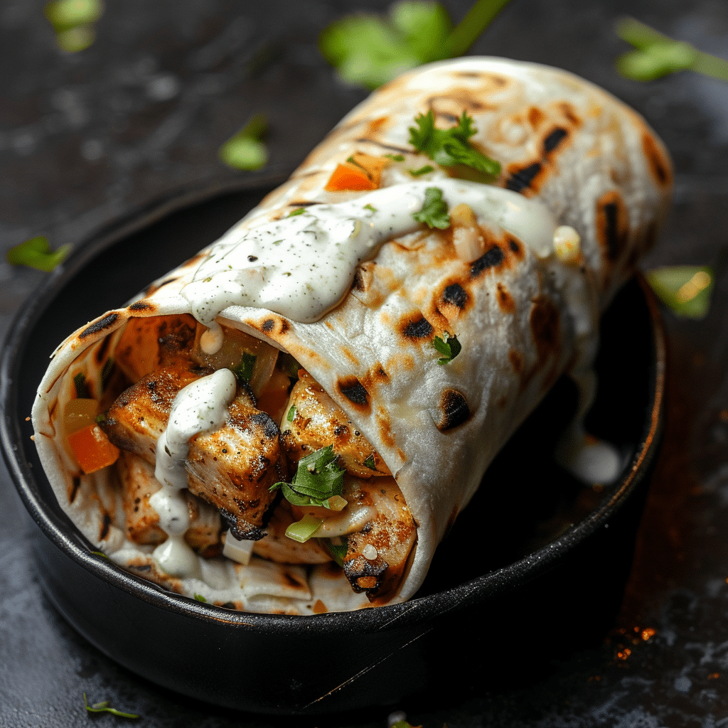 Chicken Shawarma with Garlic Sauce: A Flavorful Lunch Recipe 2 Chicken Shawarma with Garlic Sauce picture