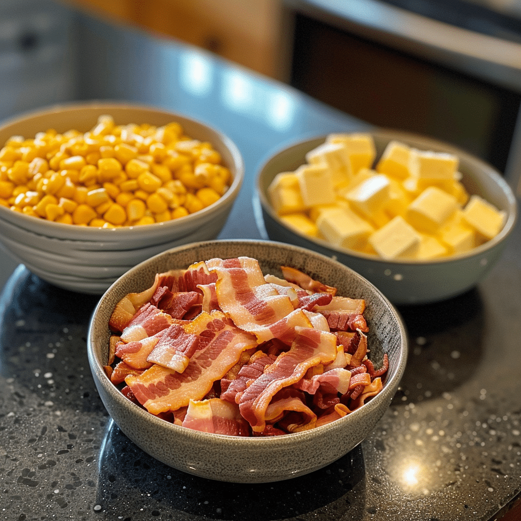 Quick Corn and Bacon Casserole For Dinner (Fresh, Simple, and So Delicious!) 3 Corn and Bacon picture 1