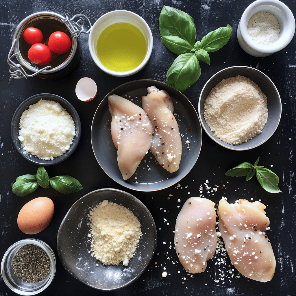 Delicious Crispy Parmesan Basil Chicken Cutlets - An Elegant Dinner For 4 People 10 Crispy Parmesan Basil Chicken Cutlets picture 1