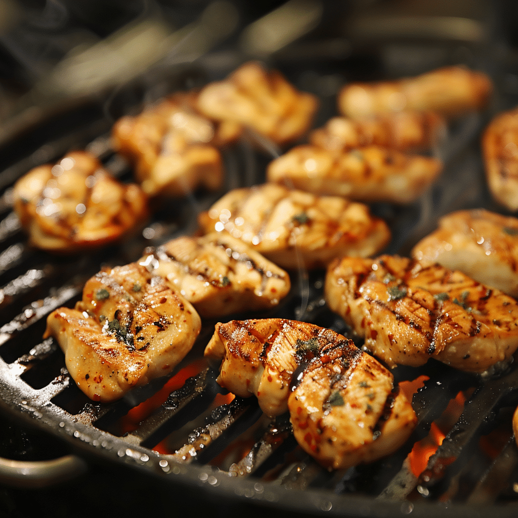 Grilled Chicken and Broccoli bowl with Creamy Garlic Sauce - Healthy Dinner Recipe 11 Grilled Chicken Broccoli bowl with Creamy Garlic Sauce picture 1