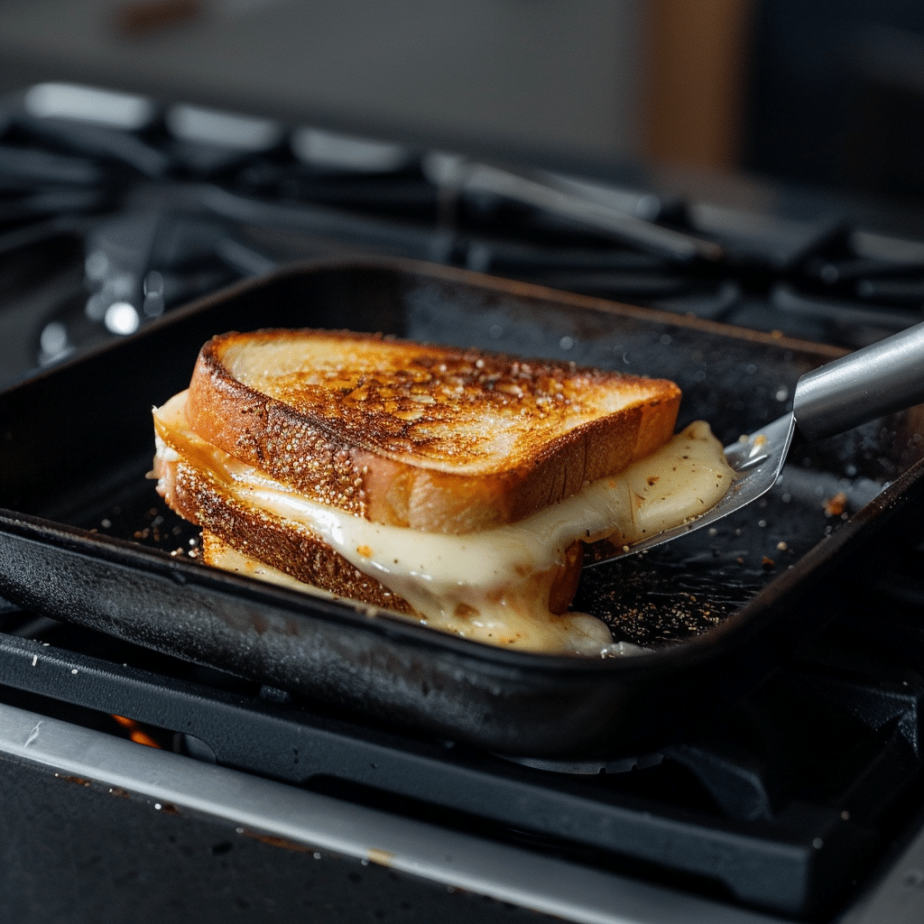 Delicious Honey Peach White Cheddar Grilled Cheese Lunch Recipe 4 Honey Peach White Cheddar Grilled Cheese picture 2