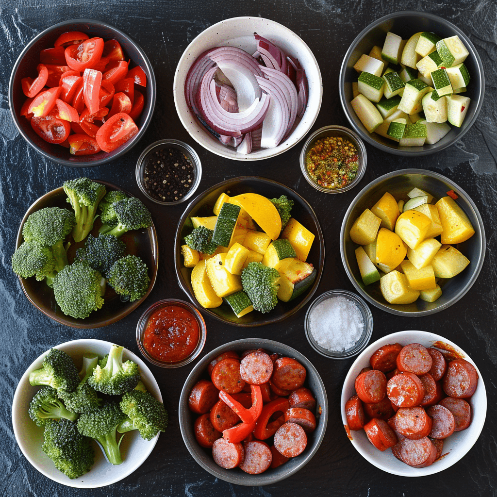 Keto Sausage Veggies Dinner Recipe: A Flavor-Packed One-Pan Meal for Busy Nights 3 Keto Sausage Veggies picture1