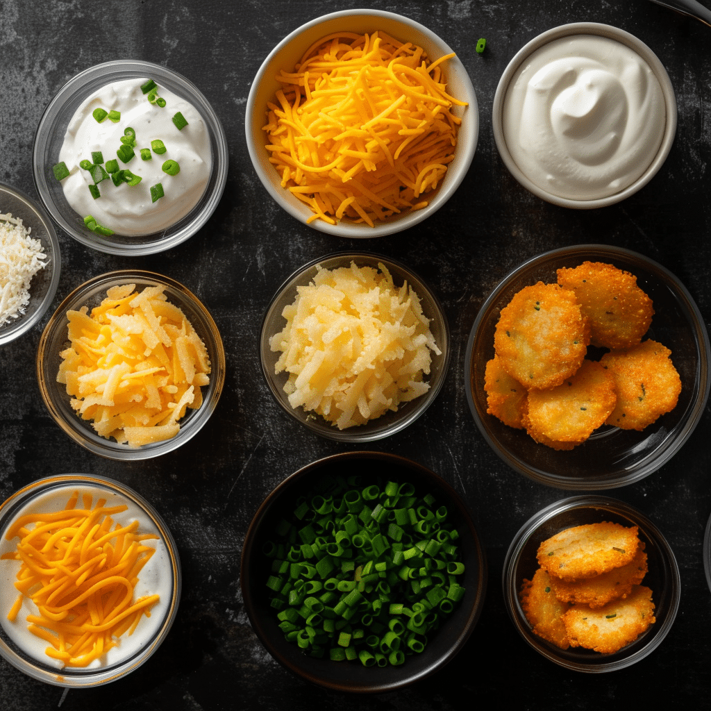 Easy Crispy Loaded Hash Browns Recipe for Dinner 3 Loaded Hash Browns picture 2