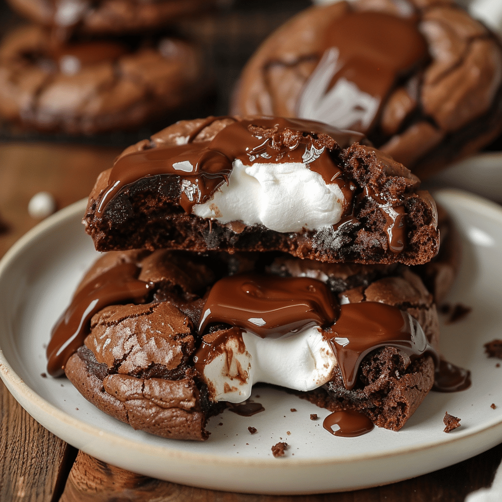 Delicious Marshmallow Hot Cocoa Cookies: A Decadent Dessert Recipe 2 Marshmallow Hot Cocoa Cookies picture