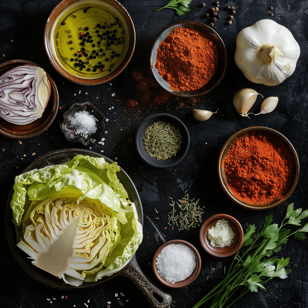 Oven Roasted Garlic Cabbage Steaks – A Flavor-Packed Vegan Recipe for Easy, Satisfying Lunches 3 Oven Roasted Cabbage Steaks picture 1