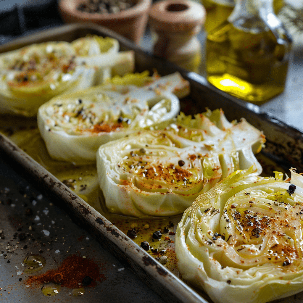 Oven Roasted Garlic Cabbage Steaks – A Flavor-Packed Vegan Recipe for Easy, Satisfying Lunches 4 Oven Roasted Cabbage Steaks picture 2