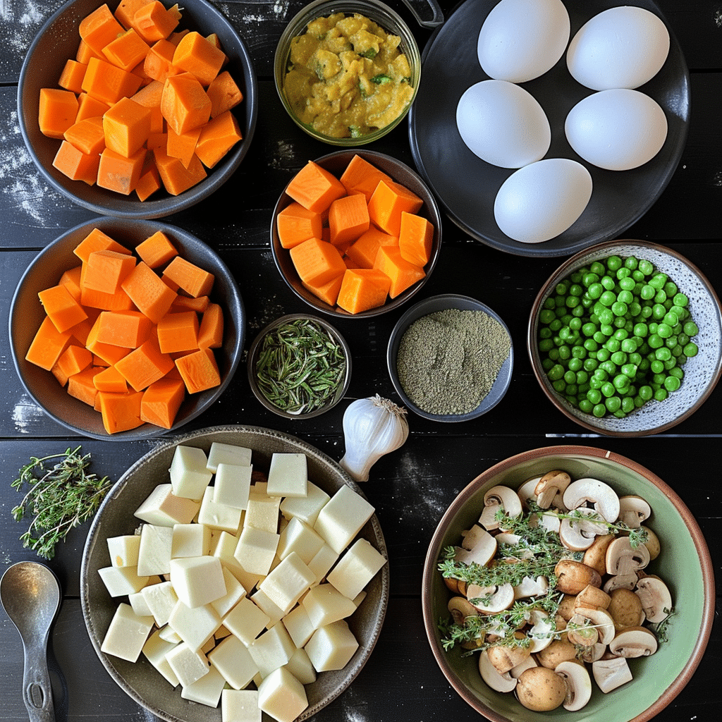 The Best Roasted Vegetable Pot Pies (Vegetarian Lunch Recipe) 3 Roasted Vegetable Pot Pies picture 1