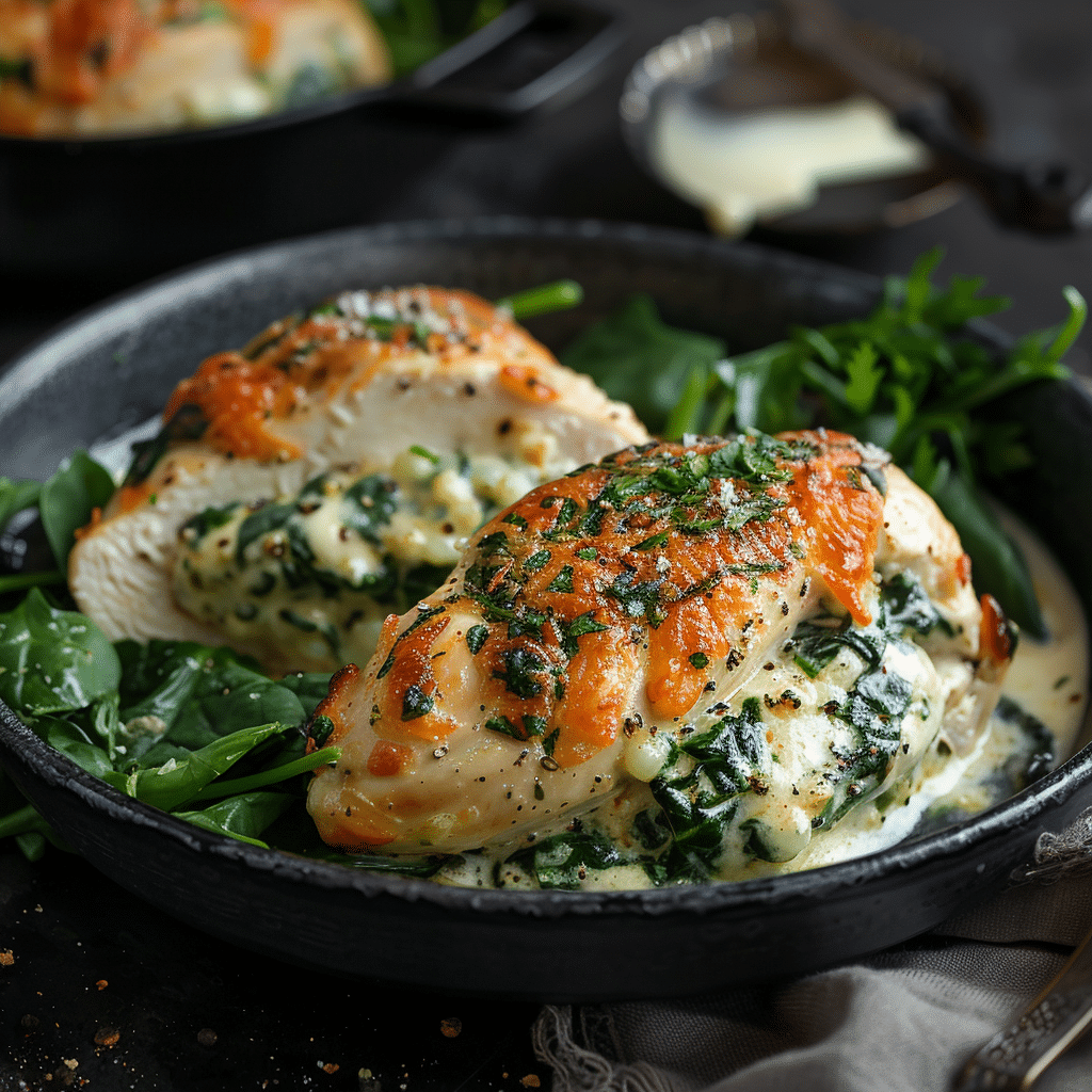 Spinach Stuffed Chicken Breast – A Flavorful Lunch Recipe That Feels Special 2 Spinach Stuffed Chicken Breast picture1