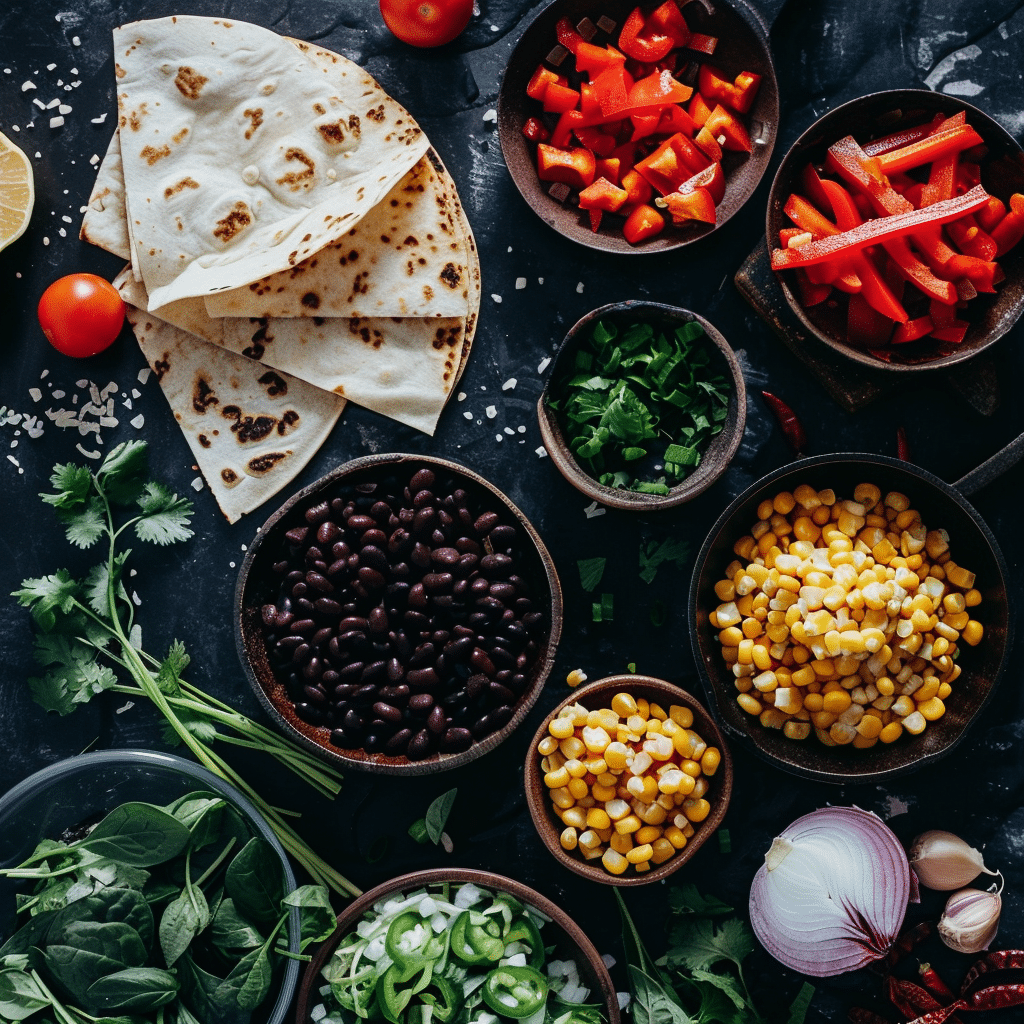 Vegan Black Bean Quesadillas (Easy Lunch Recipe with Cashew Queso) 3 Vegan Black Bean Quesadillas picture 1