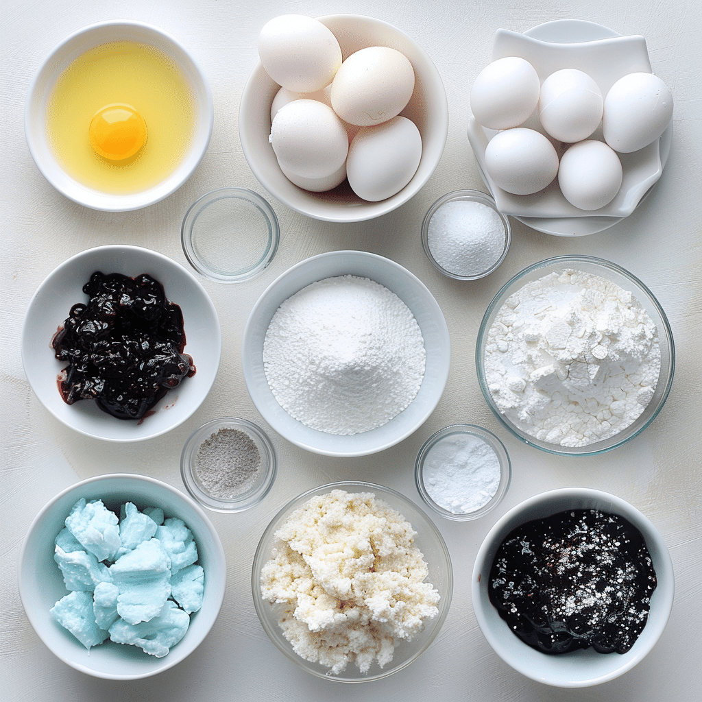 Delicious Blueberry Macarons Dessert Recipe 3 blueberry macarons Picture1