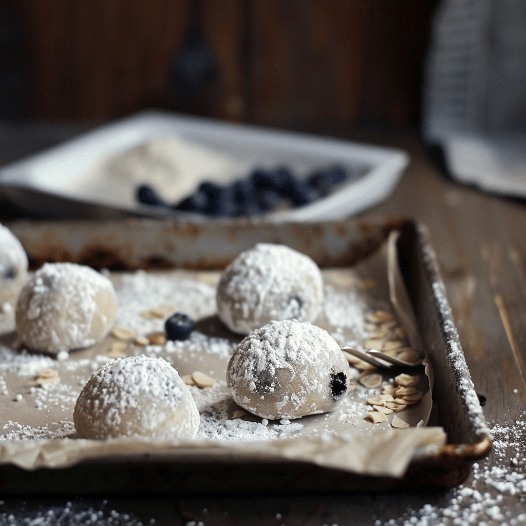 Best Blueberry Filled Almond Snowball Cookies – Soft, Buttery, and Jam Filled 11 blueberry filled almond snowball cookies picture 2