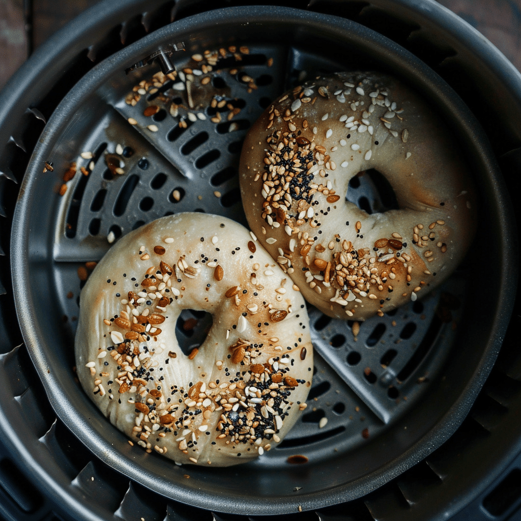 Cottage Cheese Bagels (Easy Air Fryer Recipe for a High-Protein Breakfast) 4 cottage cheese bagels picture1