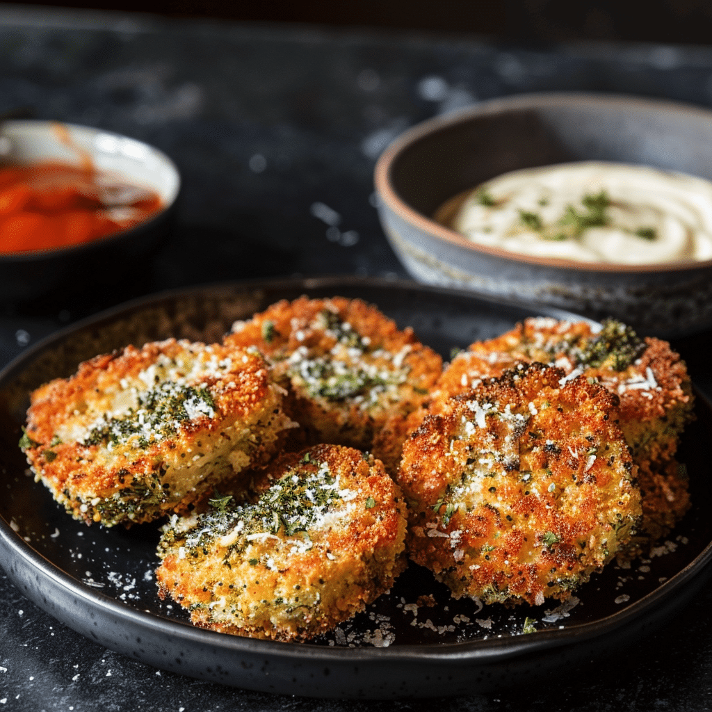 Crispy Broccoli Cheese Rounds – A Delicious Dinner Recipe 5 crispy broccoli cheese rounds picture1