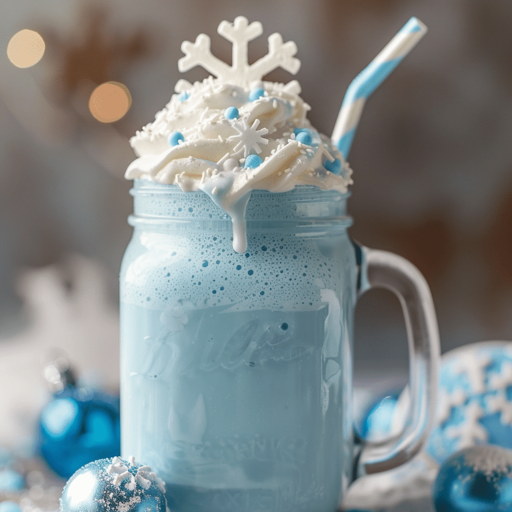 Elsa White Hot Chocolate Drink Recipe