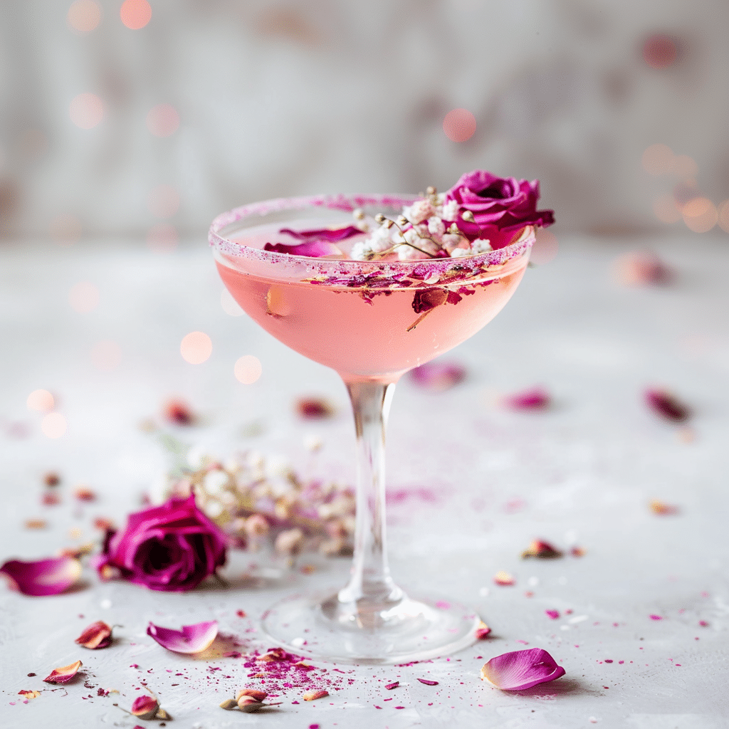 Sparkling Antique Rose | Non-Alcoholic Empress Gin Cocktail Recipe 2 empress gin cocktail picture