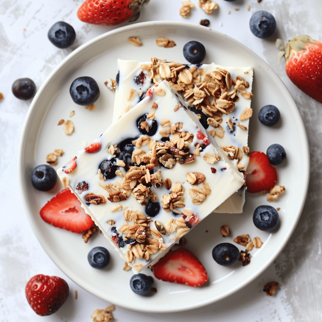 The Best Frozen Yogurt Bark – A Refreshing Healthy Dessert Recipe 2 frozen yogurt bark picture