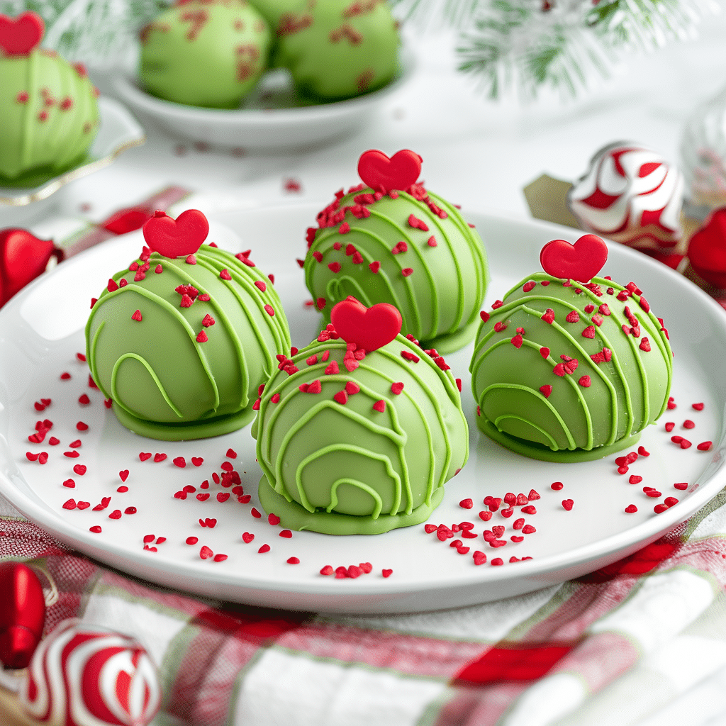 Delicious Grinch Oreo Truffles – A No-Bake Dessert Recipe 9 grinch oreo truffles picture