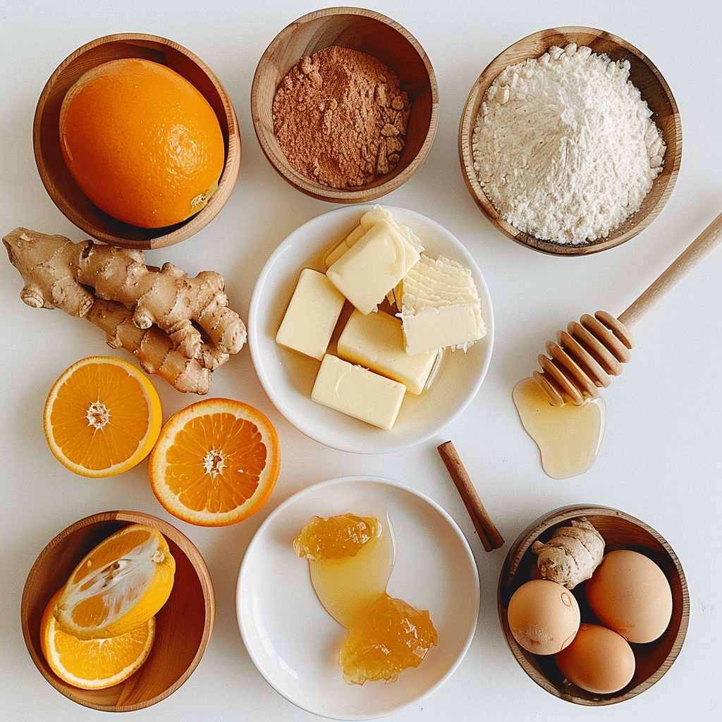 Orange Ginger Honey Cake – A Fragrant Citrus Dessert Recipe with Warm Spice 3 orange ginger honey cake picture 2