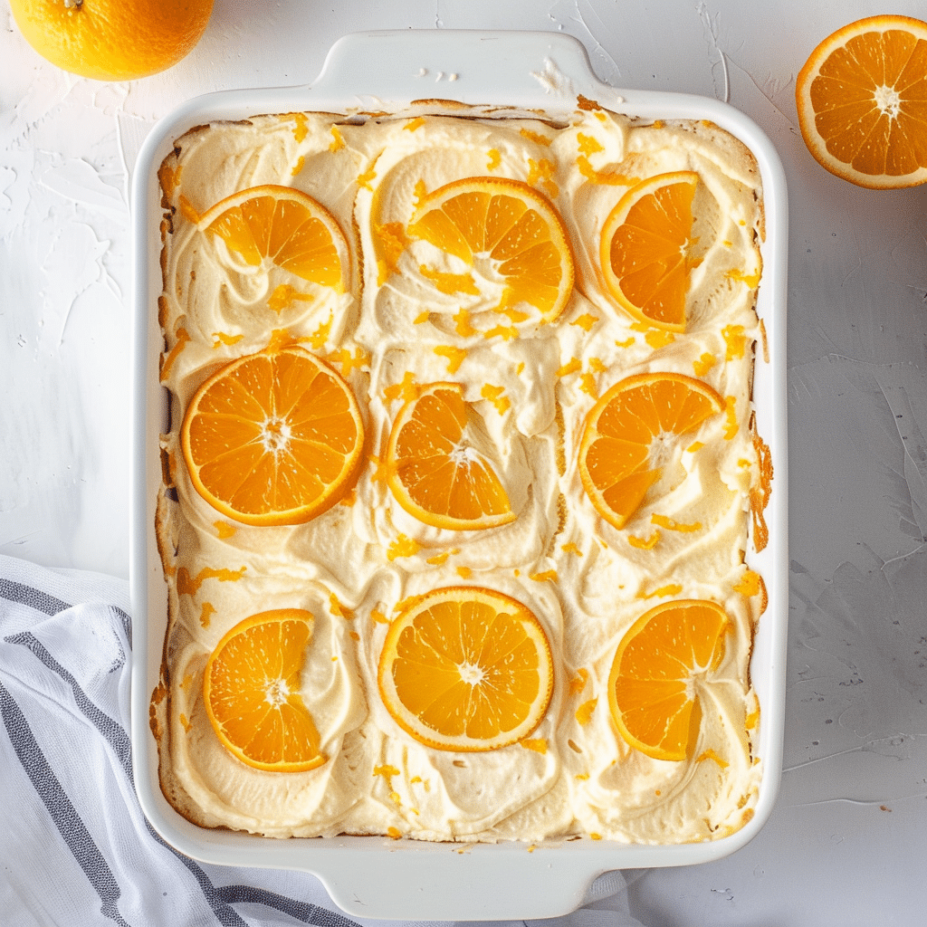 Orange Creamsicle Cake – A Refreshing Classic Dessert Recipe 4 orange creamsicle cake picture 1