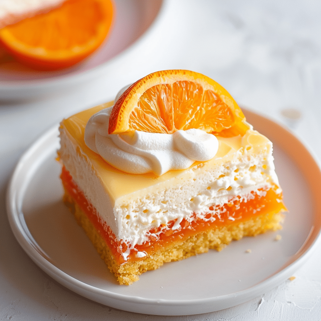 Orange Creamsicle Cake – A Refreshing Classic Dessert Recipe 2 orange creamsicle cake picture