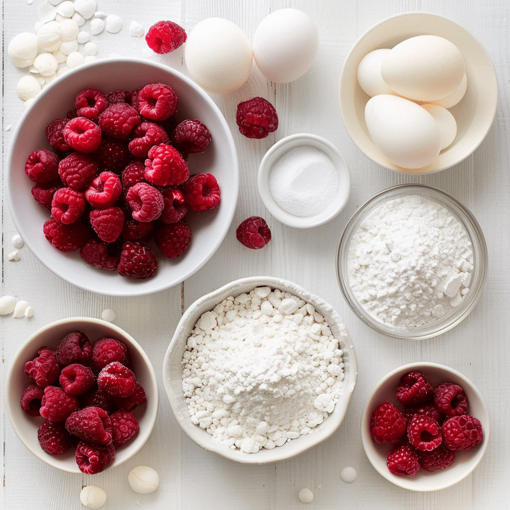 Raspberry Angel Food Cake – Light & Fruity Dessert Recipe 3 pink Raspberry Angel Food Cake picture 1