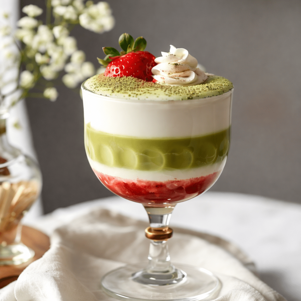 A Delicious Strawberry Matcha Latte Drink Recipe 2 strawberry matcha latte picture