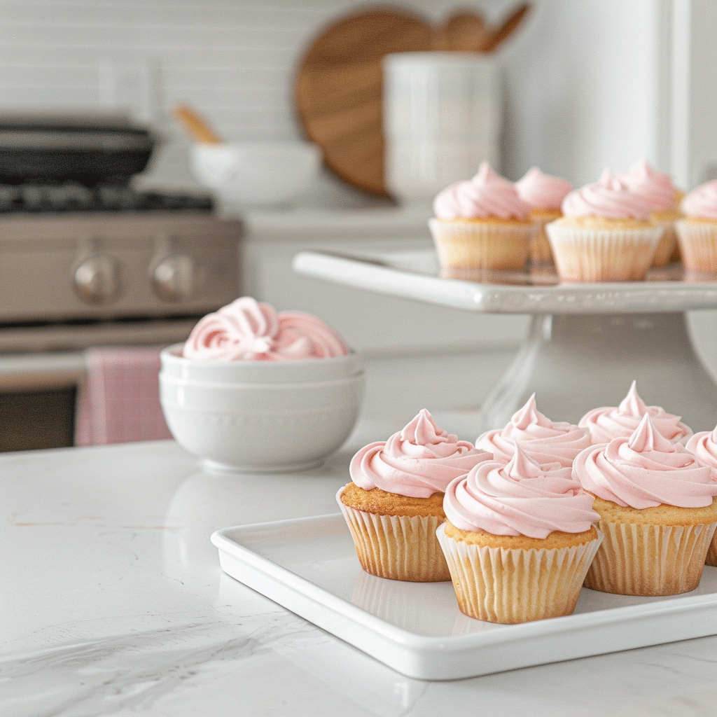 Strawberry Cupcakes – Soft, Fruity Valentine’s Day Dessert Recipe 4 strawberry cupcakes picture 2