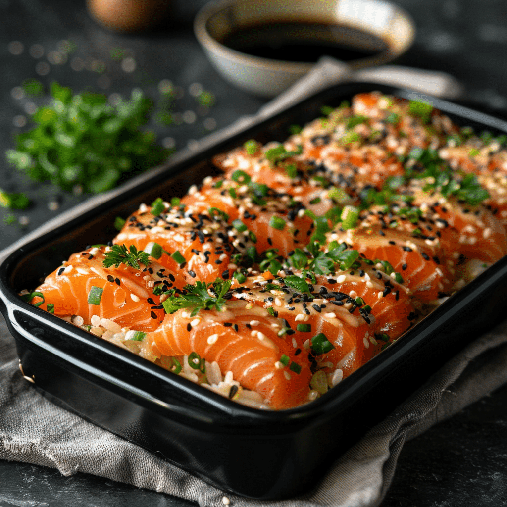 Salmon Sushi Bake Recipe: A Comforting Lunch Inspired by Classic Sushi Flavors 4 Salmon Sushi Bake picture 2