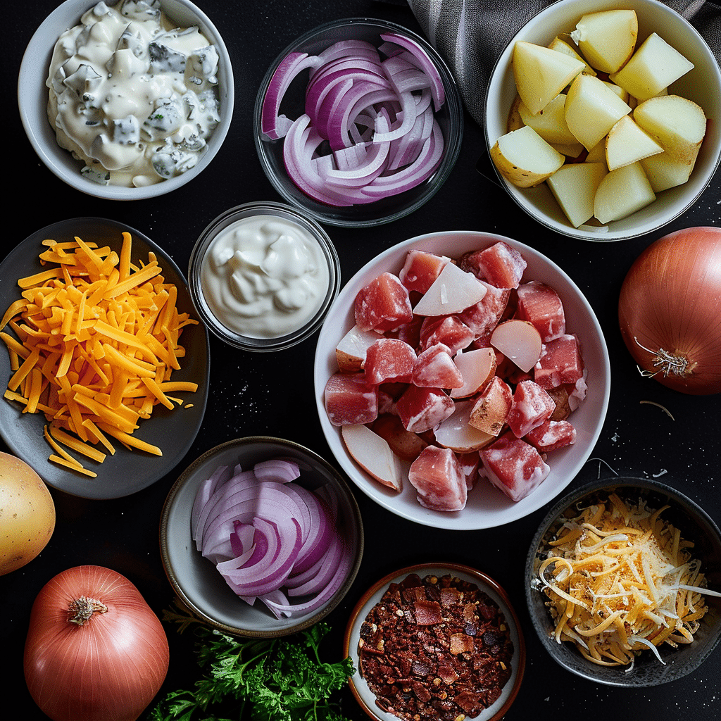 The Best Steakhouse Potato Salad: A Creamy, Loaded Dinner Recipe 3 Steakhouse Potato Salad picture1