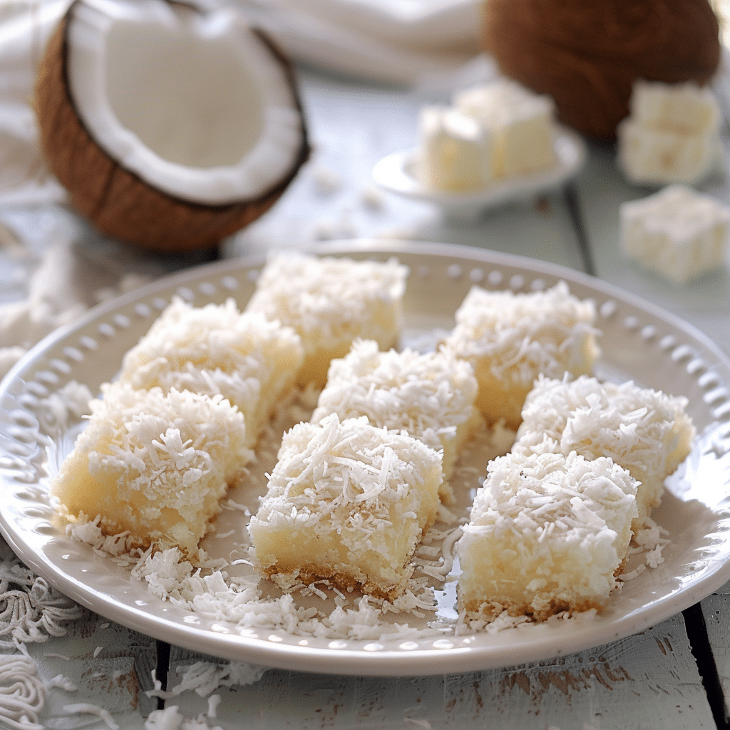 Coconut Bars Dessert Recipe – Soft, Chewy & Intensely Coconut-Flavored 2 betty9812 Coconut Bars picture