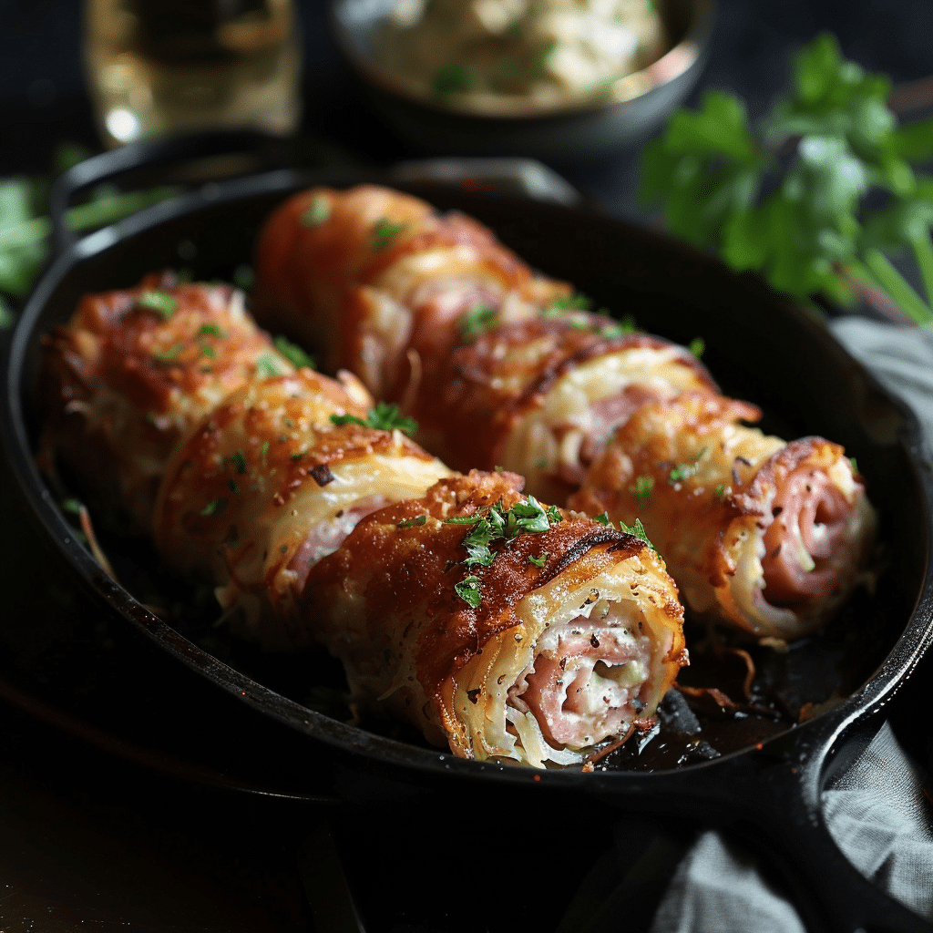 Keto Reuben Roll-Ups 2 betty9812 Keto Reuben Roll Ups in a black dish plate on a black b753a127 644c 465d bd3d d480ce771c1b