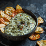 Spinach Dip Cheese Crisps 6 Spinach Dip Cheese Crisps