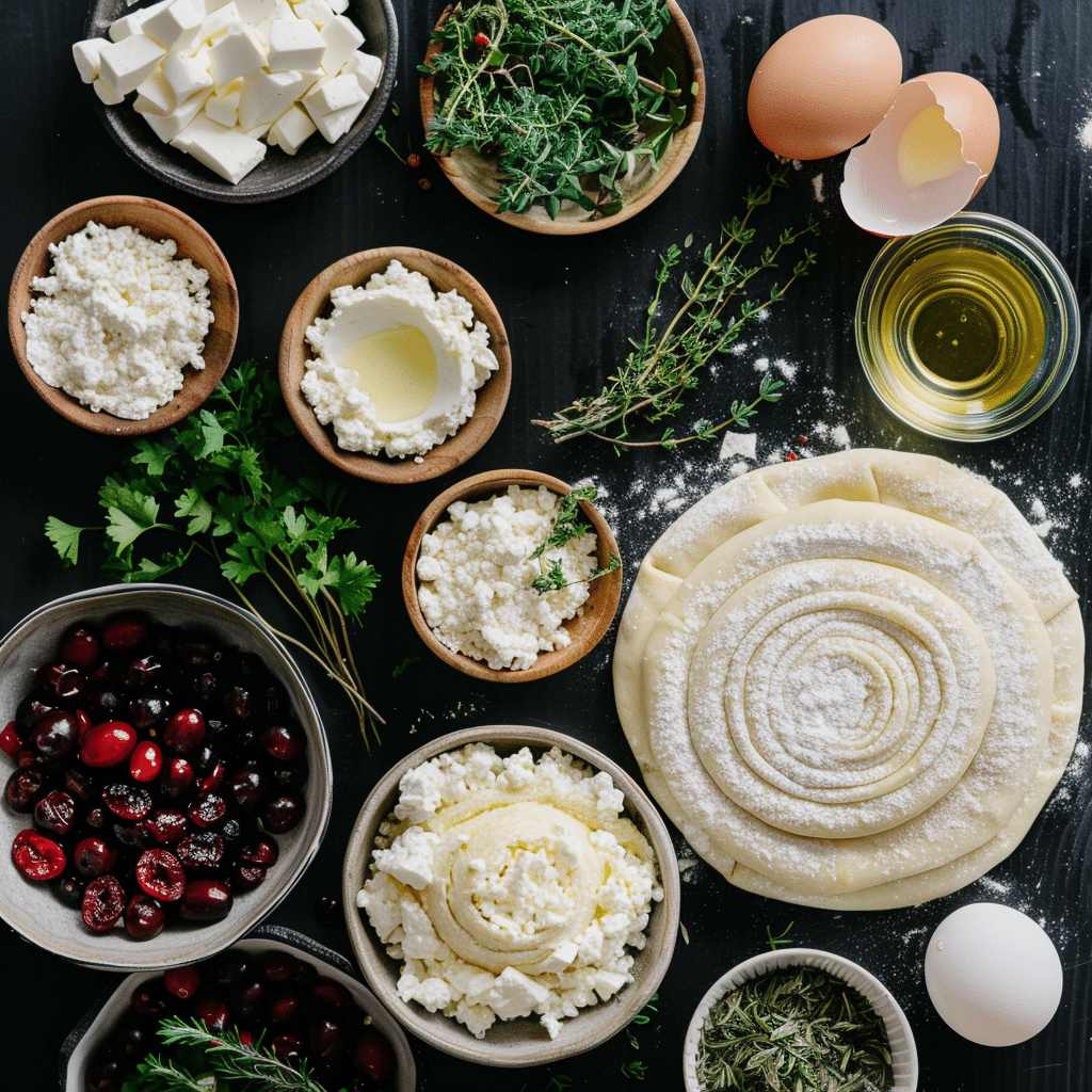 Cranberry Cream Cheese Pinwheels with Feta & Herbs 3 ingredien grqnberry creq cheese